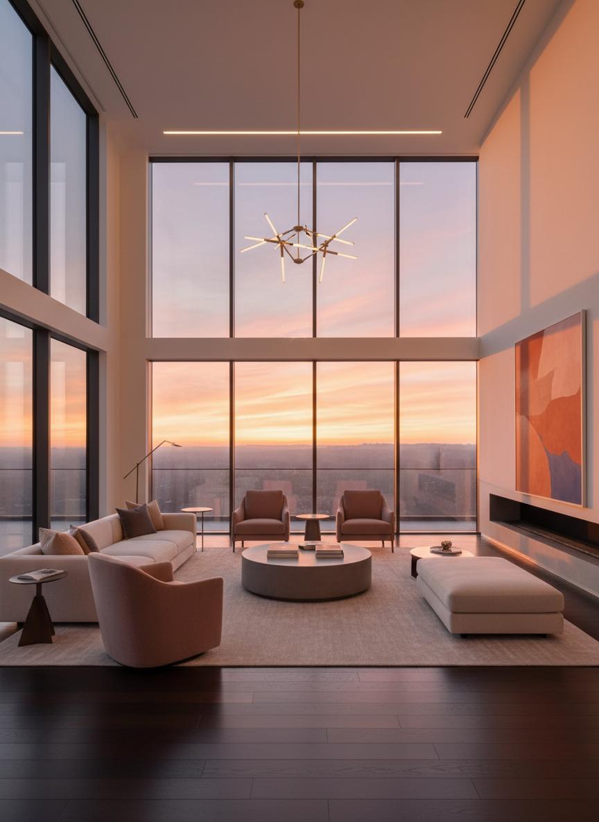 Elegant interior living space